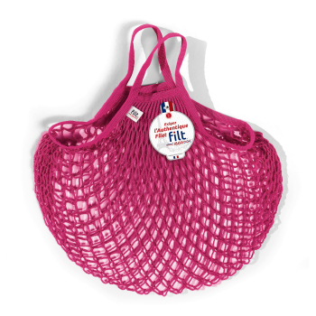 Net shopping bag with small handle