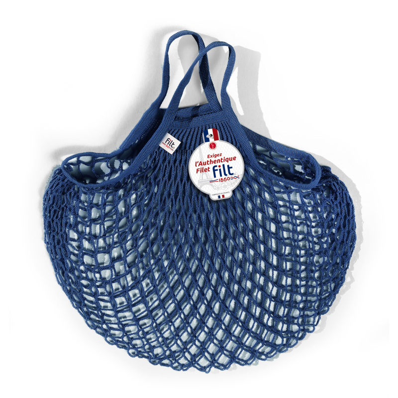 Net shopping bag with small handle