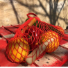 Net shopping bag with small handle