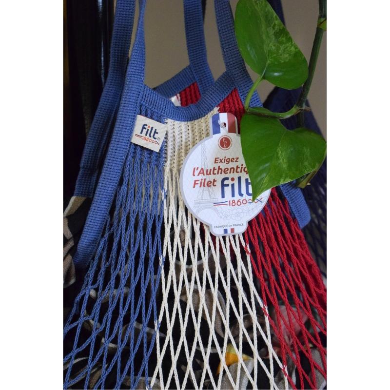 Shopping nets with large handles - French shopping bag Shopping nets with large handles - French shopping bag