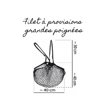 Filet à provisions grandes poignées